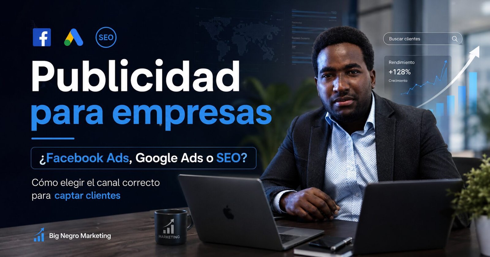 Publicidad para empresas: cómo elegir entre Facebook Ads, Google Ads y SEO 1 Publicidad para empresas como elegir entre Facebook Ads Google Ads y SEO 2